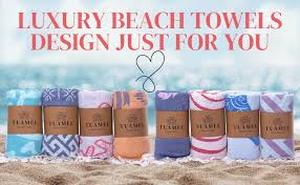 lot 20085 image: TUAMEL Elevate Everyday Hot Pink Beach Towel
