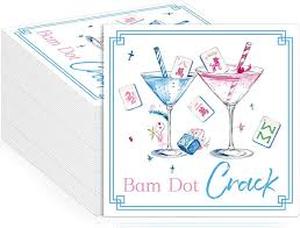 lot 20093 image: BruinBang 40pcs Majong Cocktail Napkins