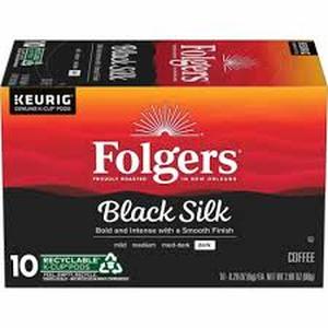 lot 20144 image: Folgers Black Silk Keurig K-Cup Coffee Pods 12 Count