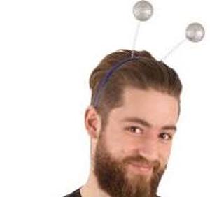 lot 20165 image: Funny Party Hats Head Boppers in Assorted Design- 12 Piece Party Accessories Blue Gold