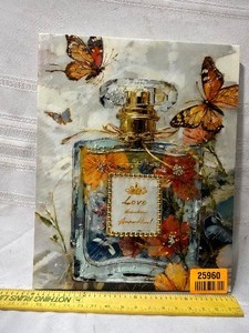 lot 25960 image: Butterfly & Perfume Picture