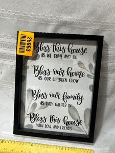 lot 25963 image: Bless This House Sign