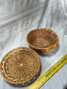 lot 25996 image: 2 Whickered Baskets