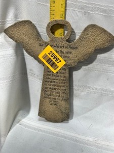 lot 25997 image: Angel w Prayer Sign