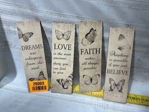 lot 26003 image: Poem Sign Set