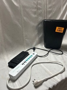 lot 26024 image: Black Trash Can & Adapters