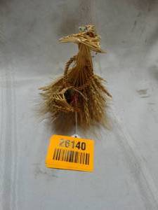 lot 26140 image: Handmade Straw Doll