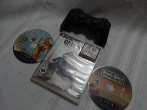 lot 26063 image: Sony Controller w Games