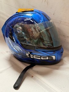 lot 25818 image: Icon Alliance Overload blue Helmet