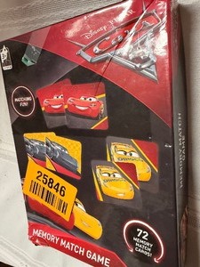 lot 25846 image: Disney Pixar cars Memory Match Game