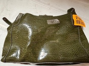 lot 25860 image: Green Snakeskin Design Bag
