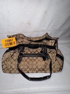 lot 25867 image: Vintage Coach Duffle BagPurse