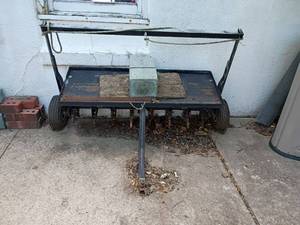 lot 894 image: Tractor Tiller Implement.  33 x 44 x 17