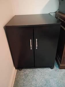 lot 919 image: Storage Cabinet. 28 x 24 x 24.  Located upstairs