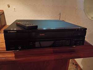 lot 995 image: Pioneer CD Laser Disc Player with Remote.   Located in basement