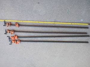 lot 1011 image: 5ft. Pole Clamps