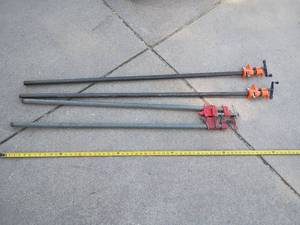 lot 1012 image: 4ft. and 5ft. Pole Clamps