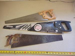 lot 1017 image: Hand Saws