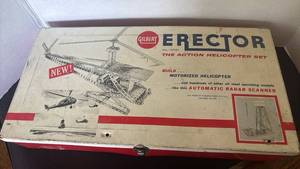 lot 1108 image: Gilbert Erector No. 10181 The Action Helicopter Set with Electric Motor