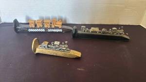 lot 1119 image: Train Locomotive and Cars on Railroad Spikes