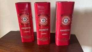 lot 1153 image: Luxardo Amaretto Autentico Liqueur 3 Tins