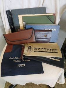 lot 1318 image: Ledgers, bank bags,paper 11x17 and 14x17