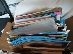 lot 1341 image: Miscellaneous  files and paper