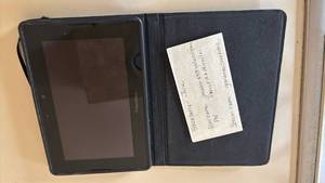 lot 1475 image: BlackBerry PlayBook Tablet with Case