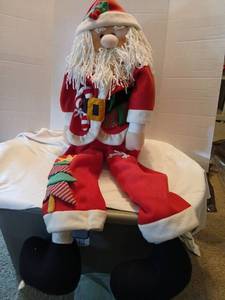 lot 1573 image: Santa decor, approximately  40 inch tall