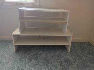 lot 2006 image: Shoe Holders.  11 x 31 x 11 and 12 x 24 x 12