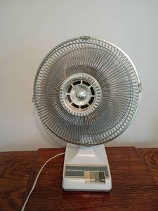 lot 2009 image: Windmere  12in Oscillating Fan.   Works   Located upstairs
