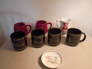 lot 3012 image: State Farm Insurance Memorabilia.  Located in basement