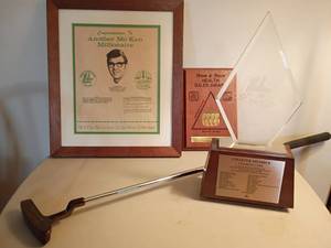 lot 3013 image: State Farm Insurance Memorabilia.  Located in basement