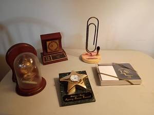 lot 3024 image: State Farm Insurance Memorabilia and Awards   Located in basement