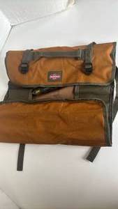 lot 4303 image: Chicago Electrician Tool Roll Bag with Hand Tools