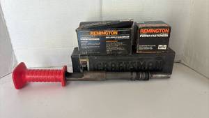 lot 4323 image: Craftsman Powder Actuated Tool with Remington Power Fasteners