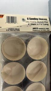 lot 4326 image: ARCO Sanding Sleeves and Drums Assortment 2-3.5 inch