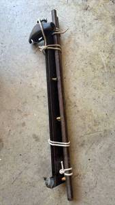 lot 4500 image: Bench Vise Screw Assembly with Handle and Jaws