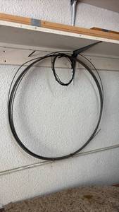 lot 4508 image: Black Wire Coil with Twisted Wire Bundle