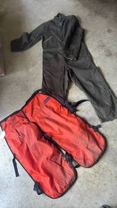 lot 4521 image: Husqvarna Chainsaw Safety Chaps and Coveralls