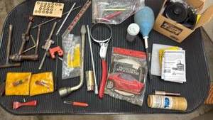 lot 4607 image: Auto Detailing Tool Kit with Hammers, Clamps, Brushes, Applicators and Accessories