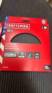 lot 4609 image: Craftsman 8 Stick-On Sanding Discs 80 Grit Medium and more
