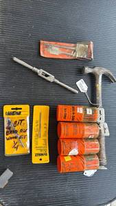 lot 4730 image: Hammer Auger Bits Chisels DeWalt and more