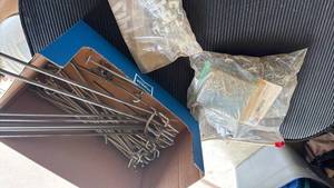 lot 4733 image: Peg Board Hardware