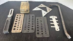 lot 4806 image: Woodworking Tool Set Drill Gauges Depth Gauges Leichtung Router