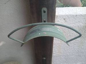 lot 5009 image: Adirondack Chair foldable,  hose holder, bring tools to remove.