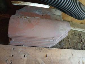 lot 5055 image: Stack of Clay Roof Tiles&nbsp