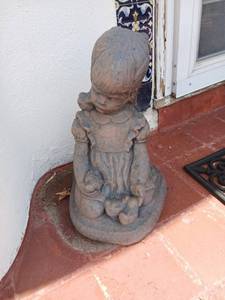 lot 5067 image: Cherub Angel Figurine Statue Sculpture , 2 16 and 19 in&nbsp