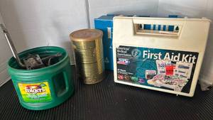 lot 4213 image: First Aid Kits, Hardware and Nails