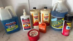 lot 4214 image: Car Care Products Lot - Turtle Wax, Mopar, Westleys, Lexol, Airo Tune